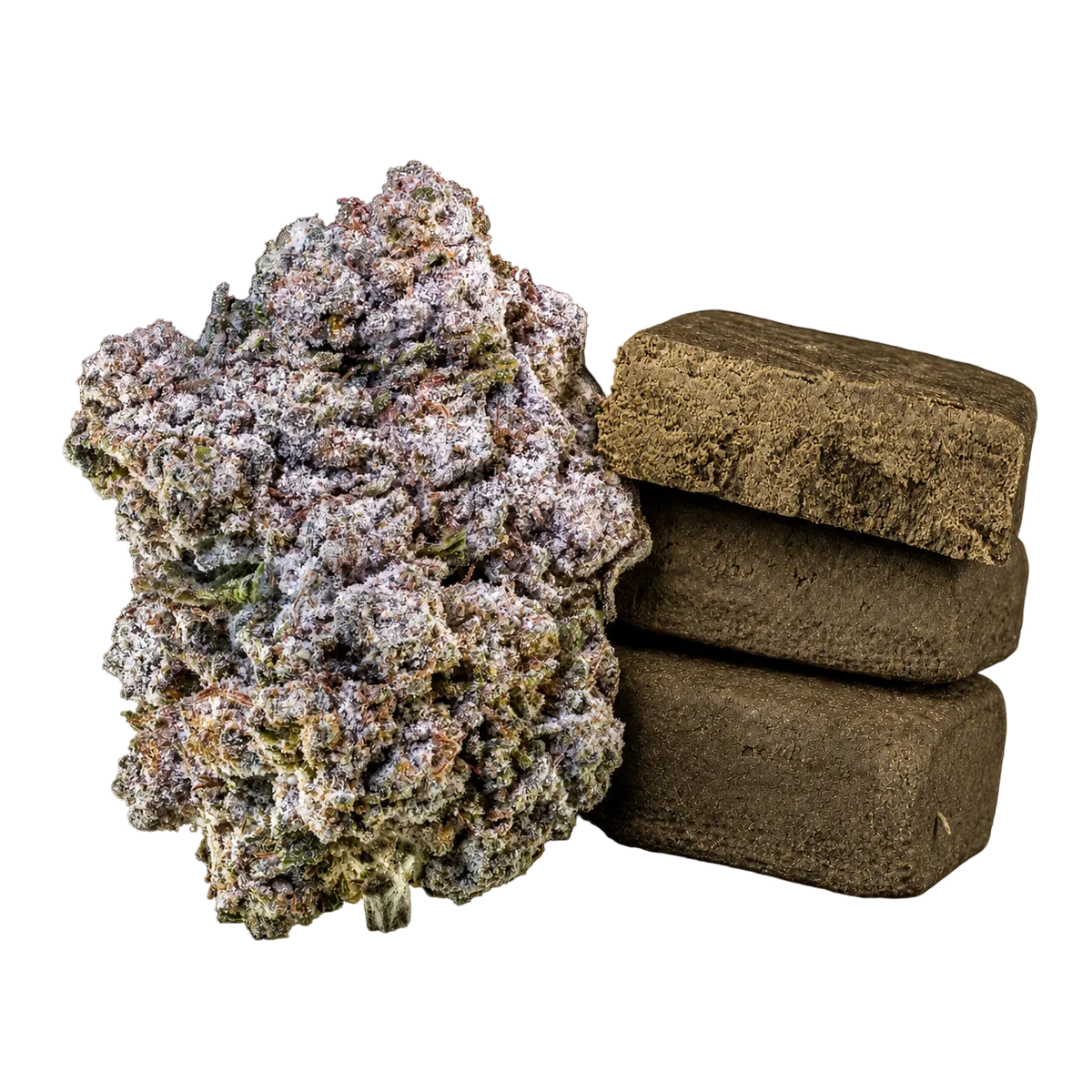 10g Bubblegum 25% THCA a 10g Cali Cream 50% THCA společně v balíčku Herbz