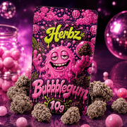 Flor de interior Bubblegum con estructura densa y capa blanca de resina