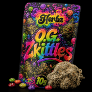 O.G. Zkittles, cogollos híbridos con estructura densa y una capa blanca de resina